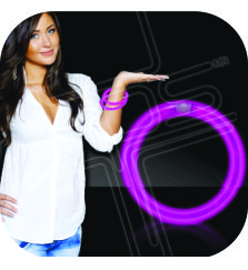 pulsera neon rosa